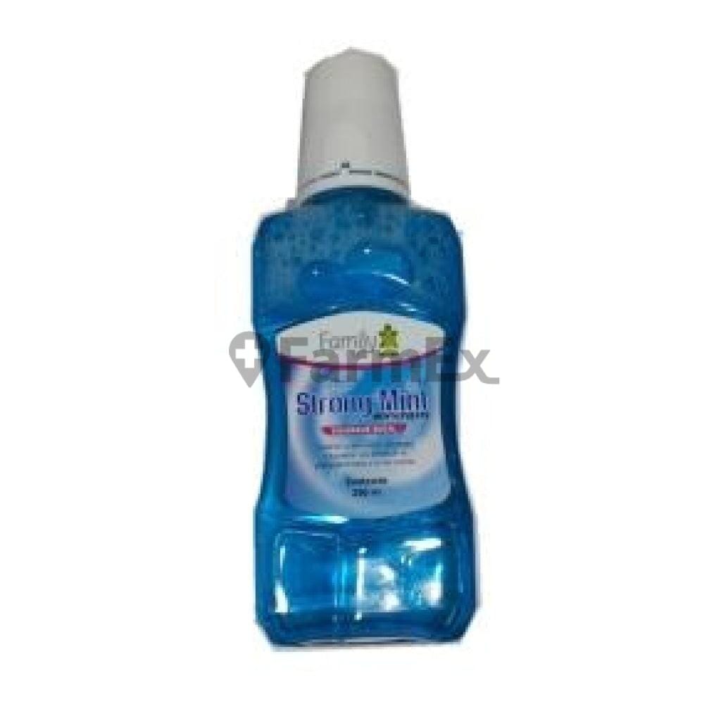 Enjuague Bucal Strong Mint x 250 mL Farmex-BanMedica-Persistente